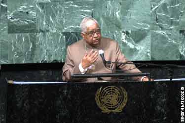 S.N. Goenka at U.N.